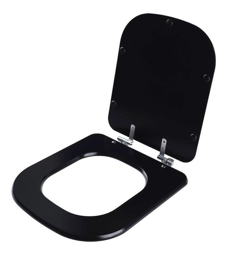 Assento Sanitário Laqueado Soft Close Debba Onix Vaso Roca