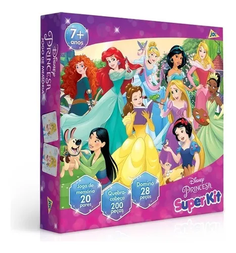 Jogo Super Cards Princesas Encanto Divertido + Nf