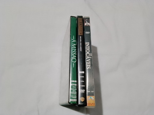 3 Dvd Os Intocáveis+ Era Uma Vez Na América+ A Missão Duplos