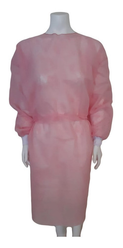 Jaleco Tnt Gramatura 40 Rosa Bebê