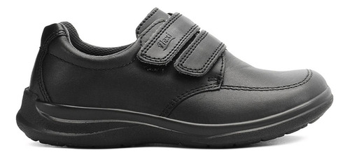 Zapato Escolar Niño Flexi Negro Doble Velcro Casual 17-21