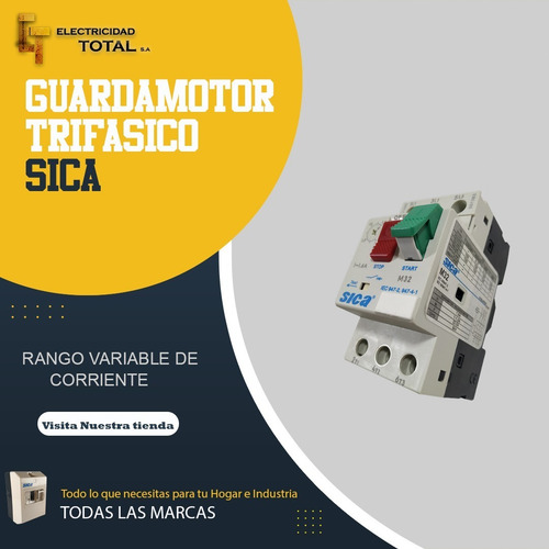 Guardamotor Trifásico 20- 25 Amp Motor/bomba 15 Hp/ 11 Kw