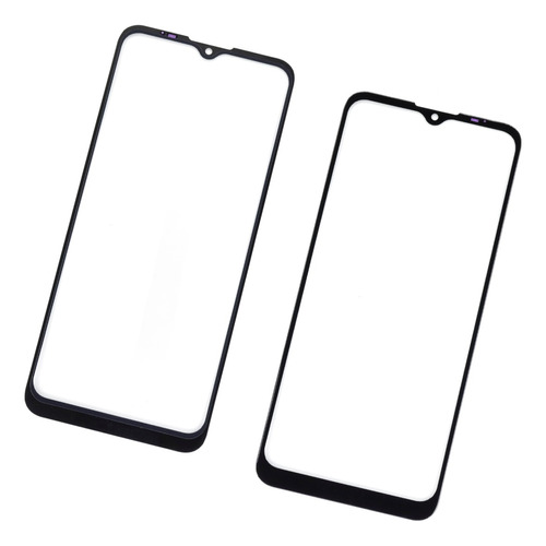 Glass Con Oca Para Motorola E7 Plus , G9 Play Negro