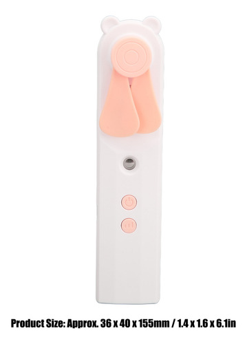 Miniventilador De Mano, Nebulizador, Recargable, Portátil, D