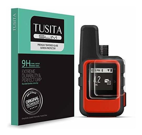 Tusita [2-pack] Tempered Glass Screen Protector Bundle Compa