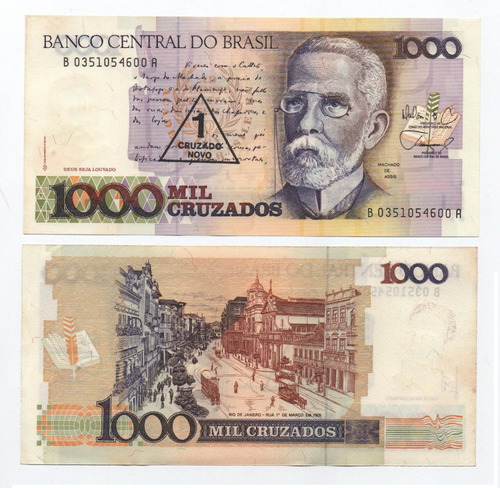 Brasil 1 Cruzados Novo. 1989. Unc