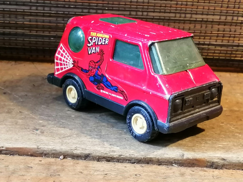 Carrito Escala Camión Van De Spiderman De Los Años 70