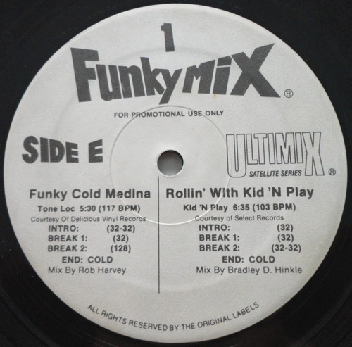Tone Loc - Funky Cold Medina (ultimix) Maxi Single Lp Dj 90s (Usado)