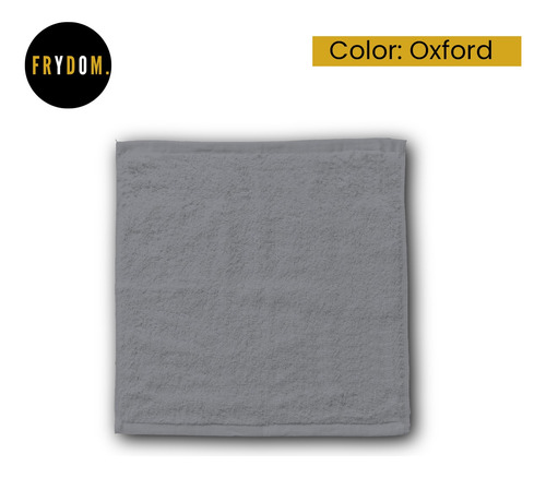 Frydom Pack 6pz Toalla Microfibra Absorbente Y Secado Rápido Gris Lisa