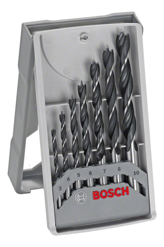 Juego Con 7 Brocas Para Madera 3 Puntas 3,0-10,0mm Bosch