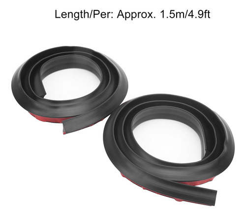2pcs Universal Fender Flare Wheel Protector De Cejas Anti