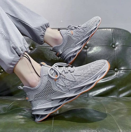 Zapatillas De Tenis Transpirables Informales Y Cómodas Para Correr Al Aire Libre Para Hombre