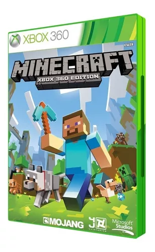 Minecraft Xbox 360 original em mídia física.