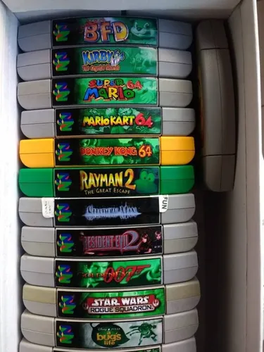 Label N64 Parte Superior End Labels Para Nintendo 64 Top