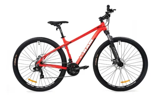 Bicicleta Monta a Ram Rebel R29 M5 21 Velocidades Mtb Color Rojo