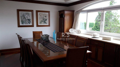 Casa Com 5 Dormitórios À Venda, 655 M² Por R$ 6.800.000 - Alto Do Capivari - Campos Do Jordão/sp - Ca0533