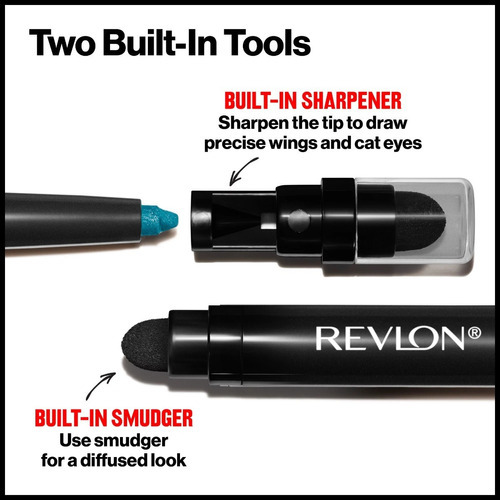 Delineador De Ojos Revlon Colorstay Black Noir 201 2 Piezas