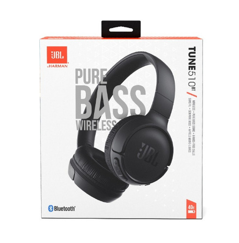 Fone De Ouvido Sem Fio Bluetooth Tune 510bt Preto Jbl