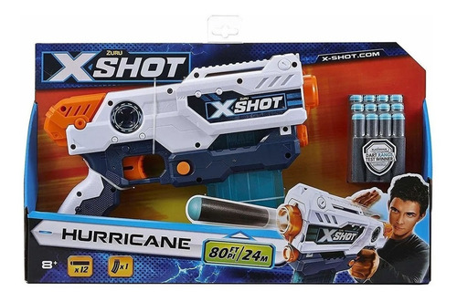 Imagen 4 de 4 de Pistola X-shot Original Hurricane Dardos Clip Con Cargador