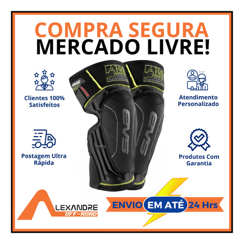 Joelheira Motocross Moto Trilha Enduro Evs Travis Pastrana