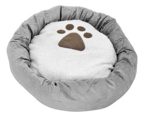 Cama Redonda Para Mascotas Con Cojin Extraíble 45cm