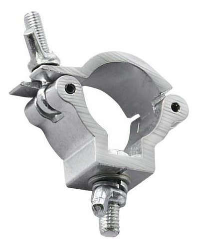 6 Abrazadera De Aluminio Para Luces De Plata 24 A 26mm