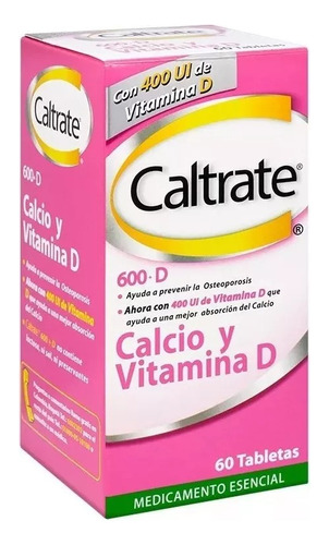 Caltrate 600 + D Calcio Y Vitamina - Unidad a $1100