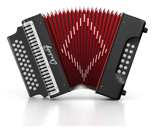 Acordeon Diatonico De 31 Teclas, 12 Bajos, G/c/f, Instrument