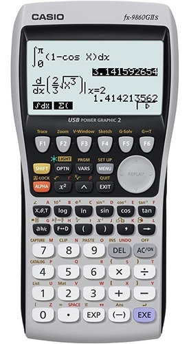 Calculadora Casio Fx 9860 Gii Nueva + Manual + Cable 