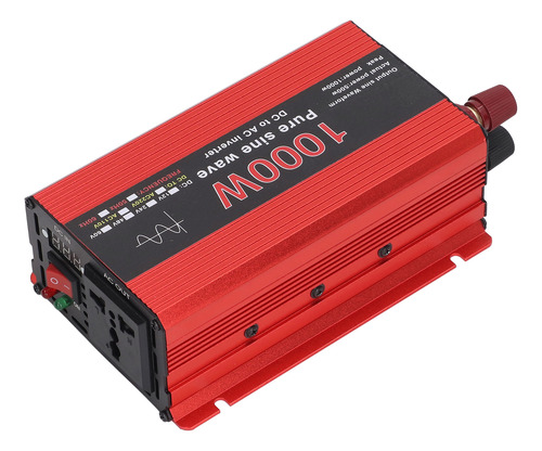 Inversor De PotĂȘncia 1000w Pure Sine Dc 12v Para Ac 220v Sob