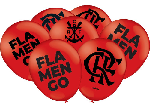 Balão - Bexiga Flamengo - 25 Unidades