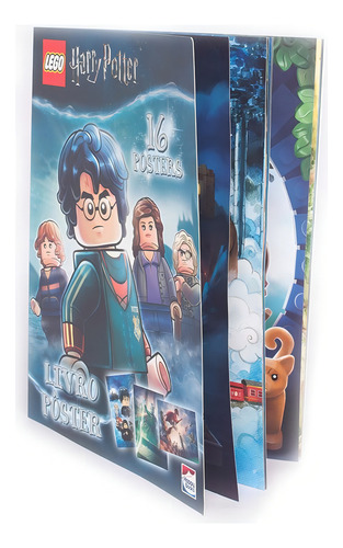 LEGO Harry Potter: Livro Pôster, de Lego. Editorial Happy Books Editora Ltda., capa mole em português, 2019