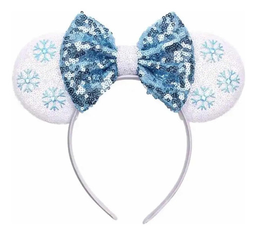 Diadema Orejas Minnie Mouse Motivo Frozen Nuevas