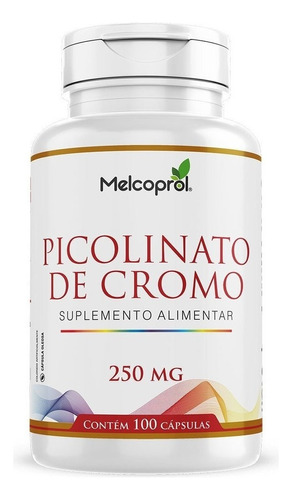 Picolinato De Cromo 100 Cápsulas 250mg Melcoprol