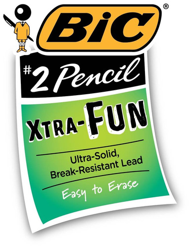 Bic Xtra-fun Lápiz De Grafito, 2 Hb, 18-count