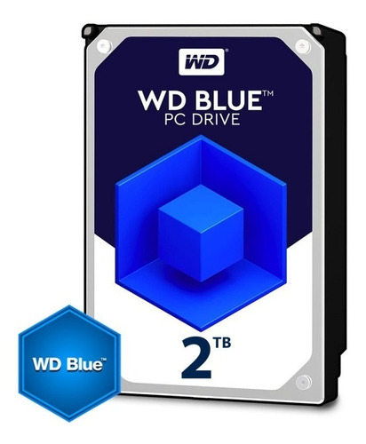 Disco Duro Pc Wd Blue 2tb Sata 3 5400 Nuevo Garantía 2 Años