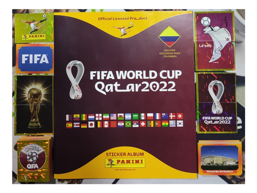 Set Álbum+todas Las Láminas Mundial Qatar 2022 Panini 