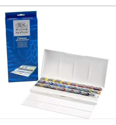 Acuarelas Winsor Newton X 24 Pastillas Grandes Profesionales