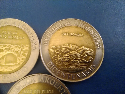 Moneda Bicentenario 1 Peso Colección Por 5 Año 2010 (Usado)