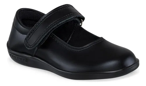 Zapatos Colegial 10 New Negro Para Niño Y Niña Croydon