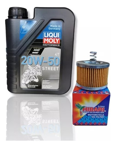 Kit Mantencion Yamaha Fz16 Aceite Liqui Moly + Filtro 