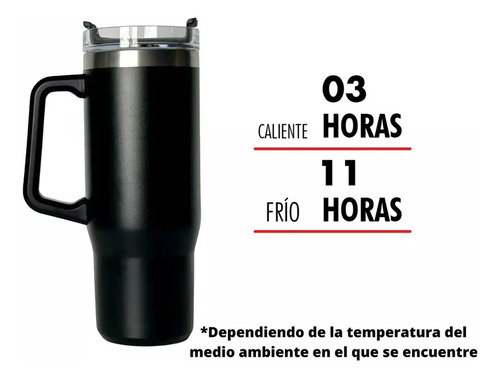 My Vaso Térmico Portátil De Acero Inoxidable De 40 Oz Con
