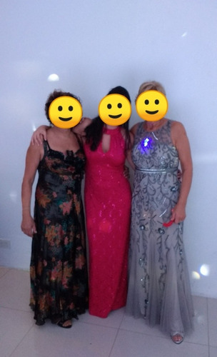 Vestido De Fiesta Largo Fucsia