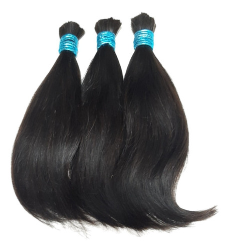 Cabelo Humano Liso Natural 35cm - 350 Gramas Envio Imediato