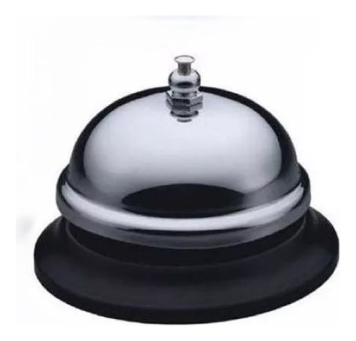 Timbre Campana De Mesa Recepción De Hotel,tienda,oficina,neg Negro