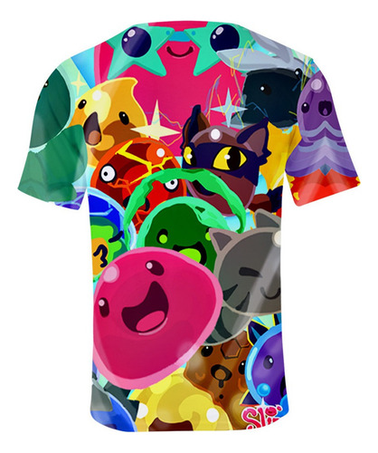Iy Game Slime Rancher Camiseta Atigrado Y Traje De Limo Rosa