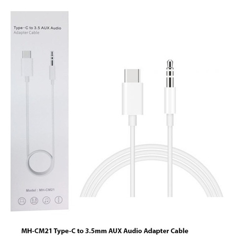 Cable Conector Auxiliar Audio Tipo C A 3,5 Mm Usb C