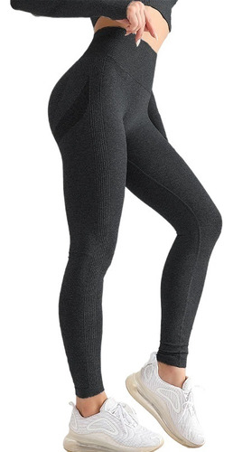 Leggings Sin Costuras For Mujer Push Up Transpirable Alto