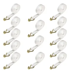 Comprar Kit 14 Cinta Catraca Amarracao 5 Ton 9 Metros Gancho J no Mercado Livre