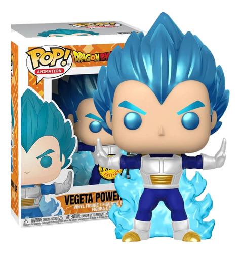 Funko Pop Vegeta Super Saiyan Blue God Chalice Con Protector